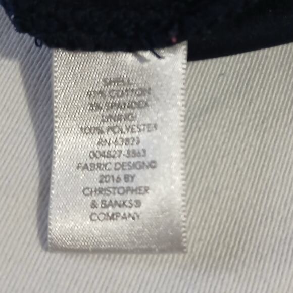 CJ Banks tropical skort with flamingos size 24 navy/white/periwinkle/pink plus - Picture 11 of 12